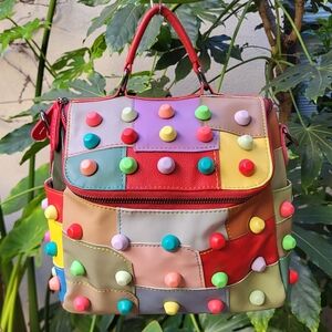 Patchwork Leather Crossbody Bag